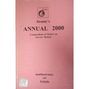 Swamy Publisher's Annual 2000 - Orders on Service Matters (C-100)